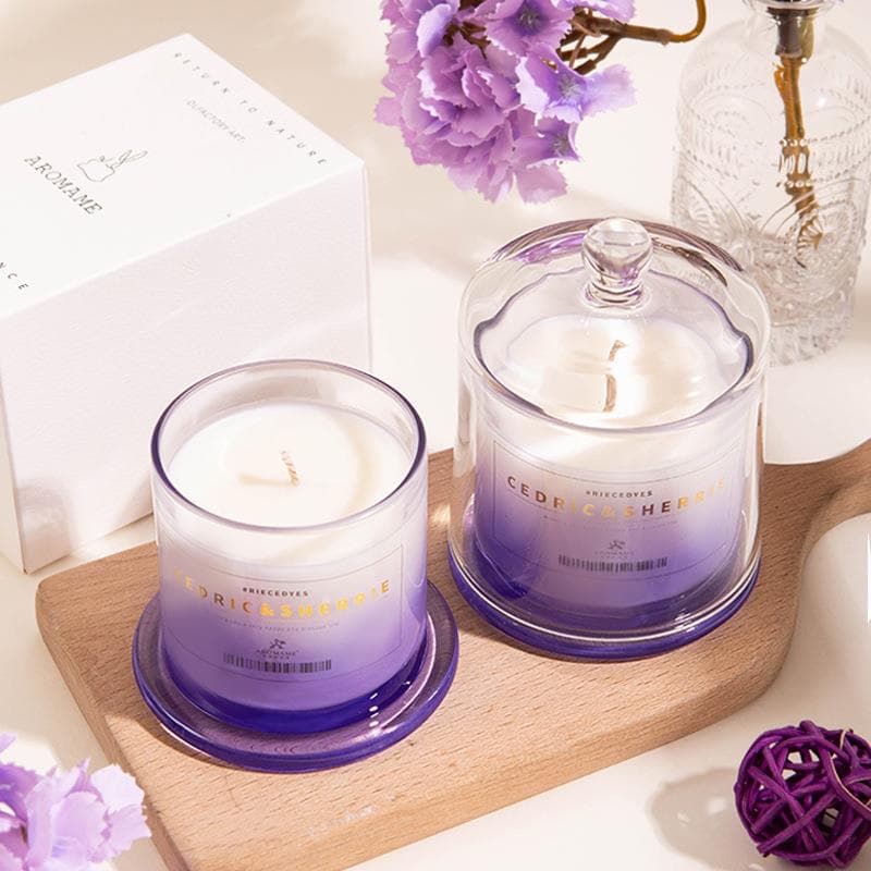 Luxury Bell Jar Candle with Lid and Box